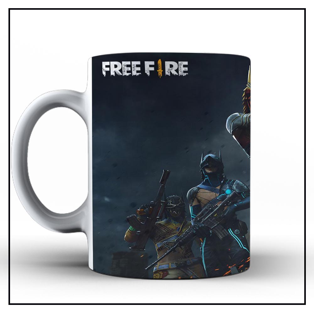 Caneca de Ceramica Personalizada Free Fire alternativo: Canecas de Porcelana