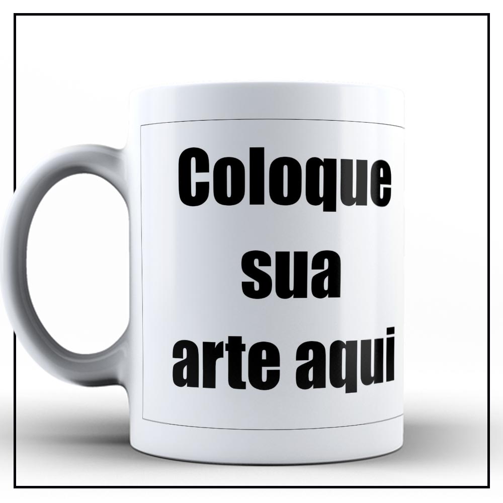Caneca de Ceramica Personalizada Personalize do seu jeito Canecas de Porcelana
