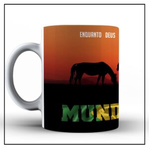 Caneca de Cerâmica Mundo Country