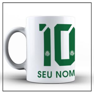 Caneca de Cerâmica Palmeiras