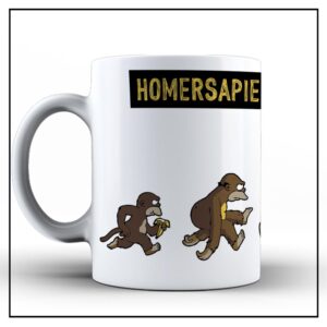 Caneca de Cerâmica Os Simpsons Homersapiens