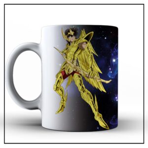 Caneca de Cerâmica Cavaleiros do Zodiaco Saint Saiya